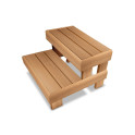Sauna bench - ladder HS 2, thermo-aspen - 0