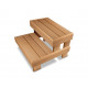 Sauna bench - ladder HS 2, thermo-aspen