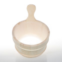SAUFLEX wooden bucket 4 l, pine - 2 SAUFLEX wooden bucket 4 l, pine - 2