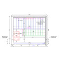 Sauna cabin with glass, 150x120cm - 2 Sauna cabin with glass, 150x120cm - 2
