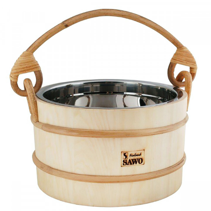 SAWO bucket with stainless steel insert, 2 l