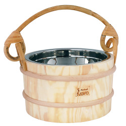 SAWO bucket with stainless steel insert, 5 l  SAWO bucket with stainless steel insert, 5 l