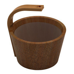 SAWO steamwater pail, cedar, 4 l  SAWO steamwater pail, cedar, 4 l