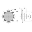 Speaker sauna FR, 16 cm - 2 Speaker sauna FR, 16 cm - 2