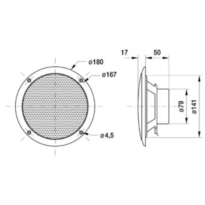 Speaker sauna FR, 16 cm