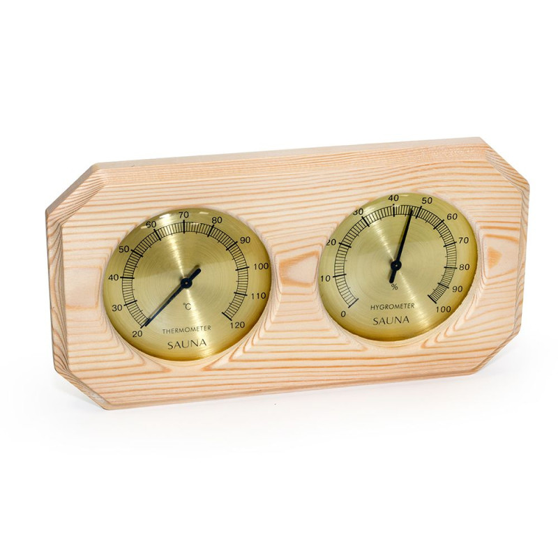 SAUFLEX thermo-hyrgrometer, horizontal, octagonal