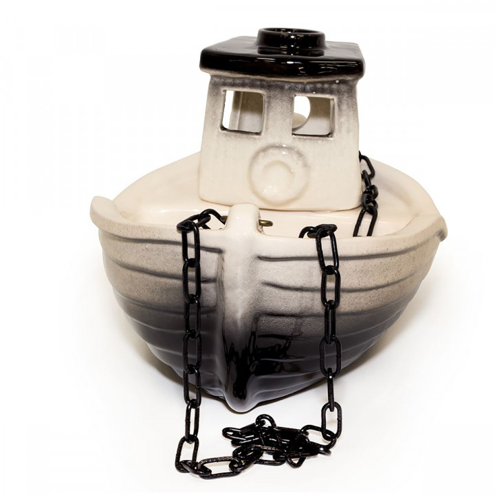 Ceramic container for scents - trawler