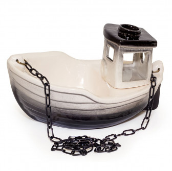 Ceramic container for scents - trawler