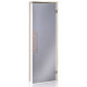 AD PREMIUM LIGHT glass sauna doors, 80 x 200, Aspen, Grey