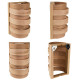 Sawo lamp and lattice set 917-D, cedar