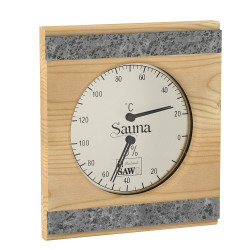 SAWO thermo-hygrometer 281-THR, pine  SAWO thermo-hygrometer 281-THR, pine