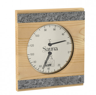 SAWO thermo-hygrometer 281-THRP, pine