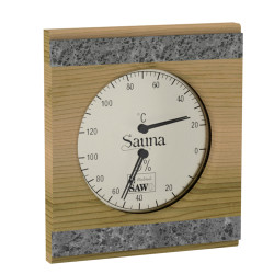 SAWO thermo-hygrometer 281-THR, cedar  SAWO thermo-hygrometer 281-THR, cedar