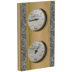 SAWO thermo-hygrometer 283-THR, cedar  SAWO thermo-hygrometer 283-THR, cedar