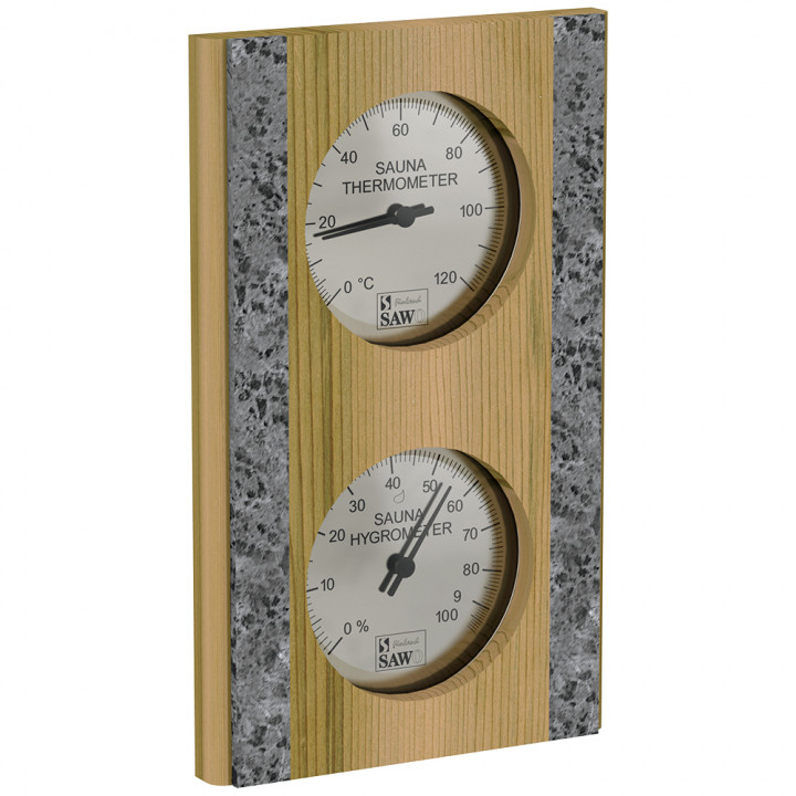 SAWO thermo-hygrometer 283-THRD, cedar