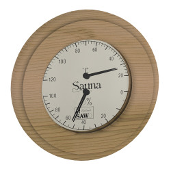 SAWO thermo-hygrometer 231-TH, cedar  SAWO thermo-hygrometer 231-TH, cedar