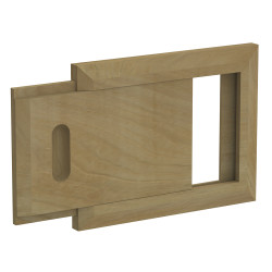 Wooden ventilation grid, cedar  Wooden ventilation grid, cedar