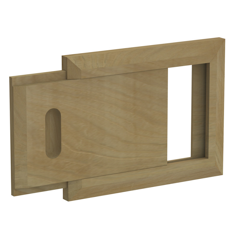 Wooden ventilation grid, cedar Wooden ventilation grid, cedar