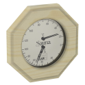 SAWO thermo-hygrometer 241-THP, octagonal, pine - 0