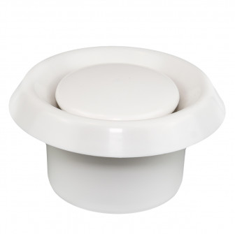 Plastic disc valve for steam sauna