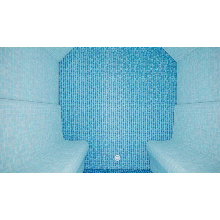Plastic disc valve for steam sauna