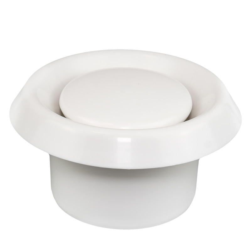 Plastic disc valve for steam sauna