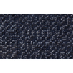Decorative wall stones GS-DELOS, black 