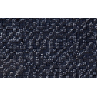 Decorative wall stones GS-DELOS, black