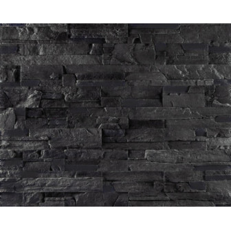 Decorative wall stones GS-SIERRA, black