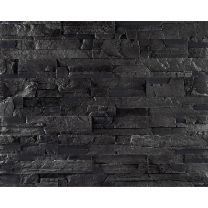 Decorative wall stones GS-SIERRA, black