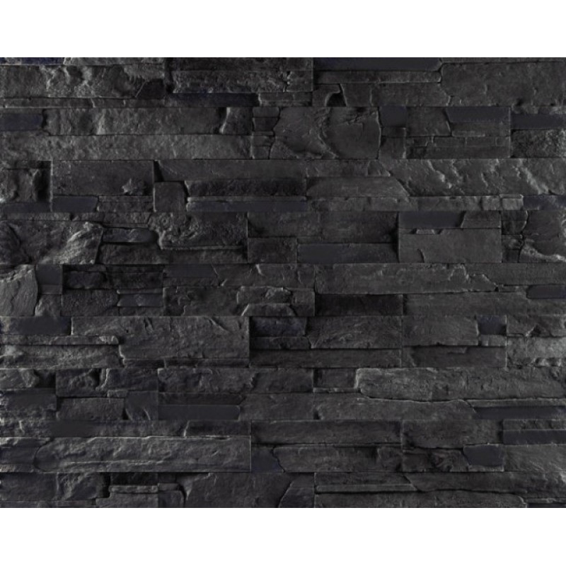 Decorative wall stones GS-SIERRA, black