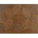 Decorative wooden panel HEXACON, Thermo ash - 0