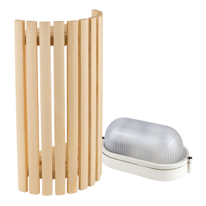 Sawo lamp and lattice set 914-VP, pine