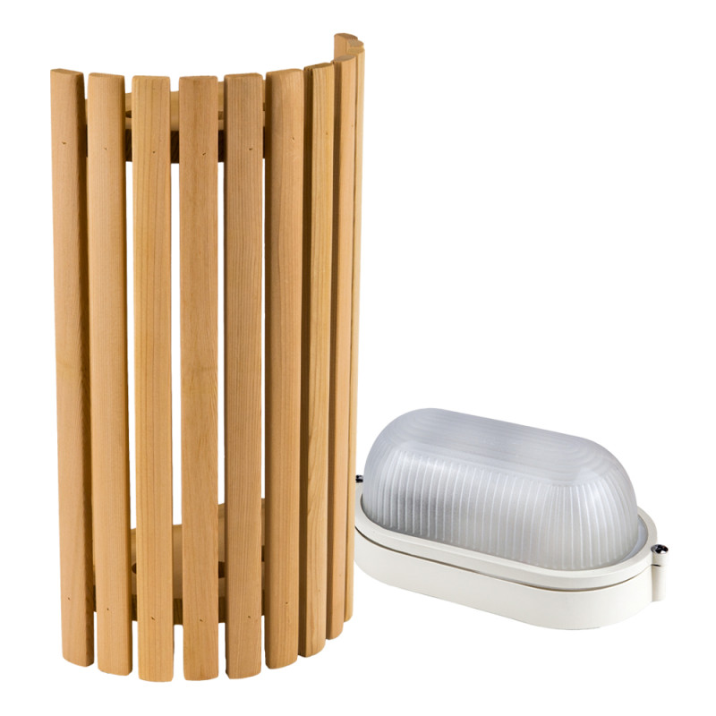 Sawo lamp and lattice set 914-VD, cedar