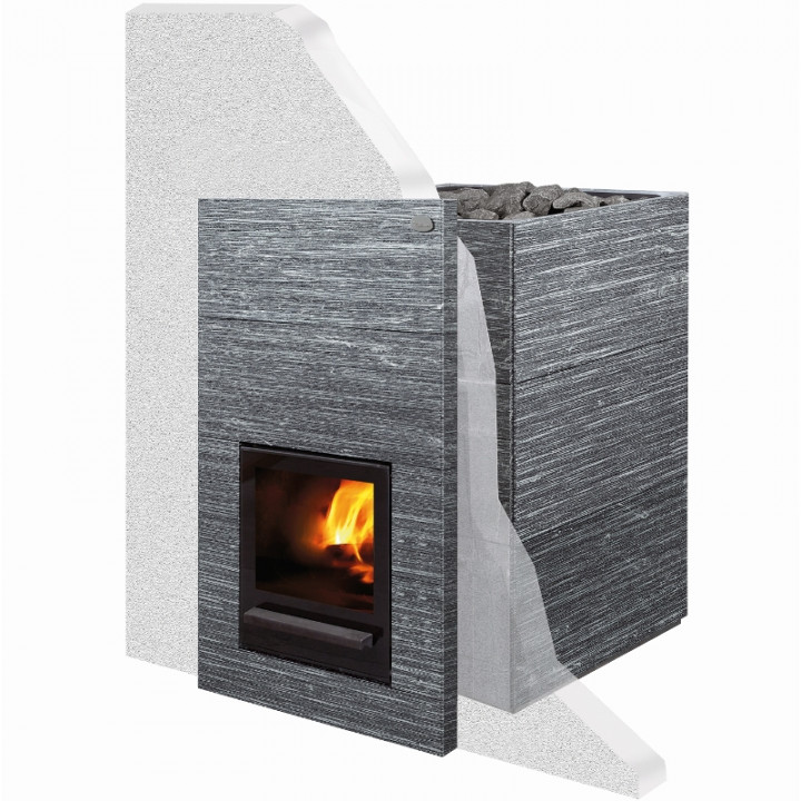 Sauna woodburning stove - TULIKIVI KINOS 20 GRAFIA