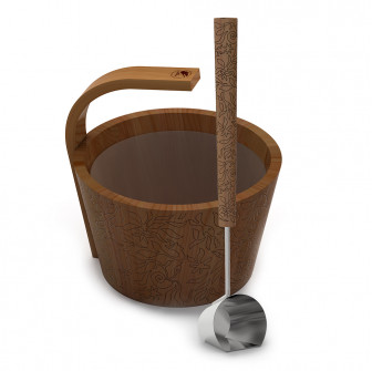 SAWO sauna set - More steam, premium, cedar 4 l