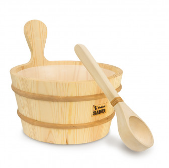 SAWO sauna set - More steam, Standart 4 l