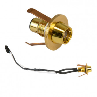 LedLite 6 LED sauna lighting set, gold-coloured