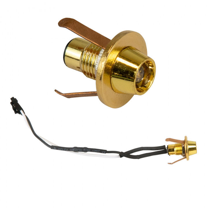 LedLite 12 LED sauna lighting set, gold-coloured