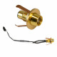 LedLite 12 LED sauna lighting set, gold-coloured