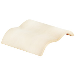 SAWO wooden headrest wave 515-A, aspen  SAWO wooden headrest wave 515-A, aspen