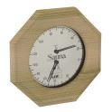 SAWO thermo-hygrometer 241-THD, octagonal, cedar - 0
