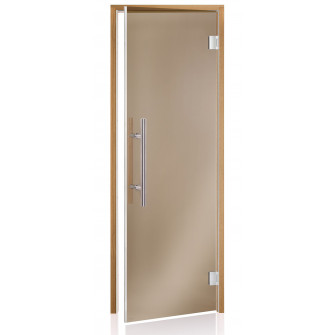AD LUX glass sauna doors, Thermo aspen