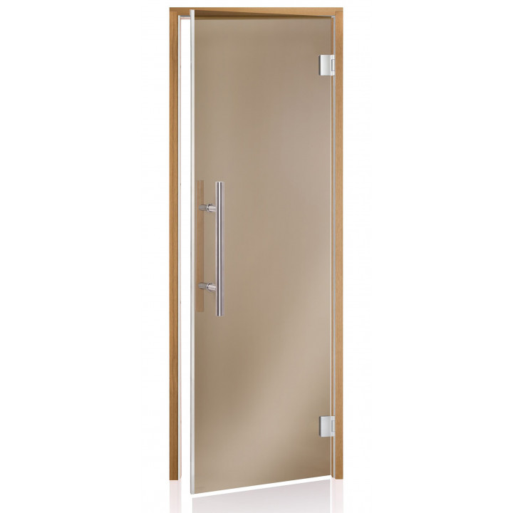 AD LUX glass sauna doors, Thermo aspen