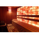Polished himalayan salt bricks with notch 200x100x25mm
