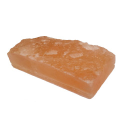 Crushed himalayan salt bricks with notch 200x100x50mm  Crushed himalayan salt bricks with notch 200x100x50mm
