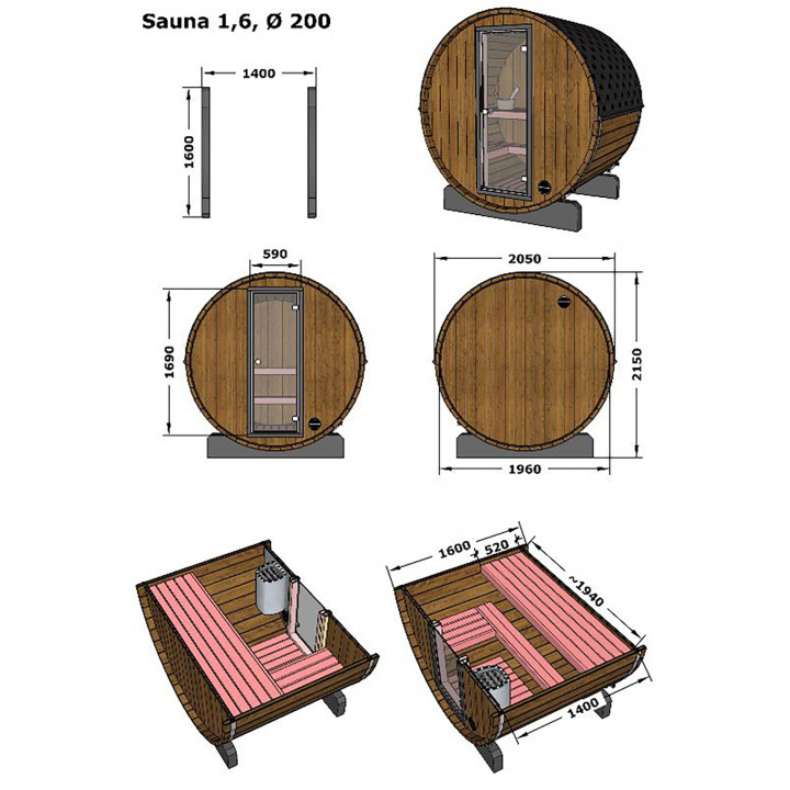 Sauna house - Pool sauna