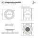 Embedding flange 680 - for IKI Pilari heater