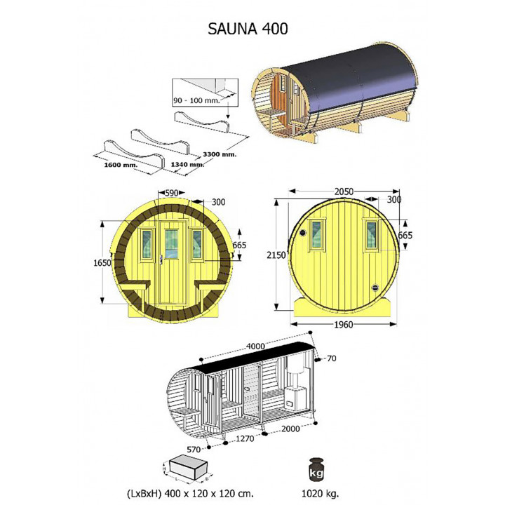Sauna house 400