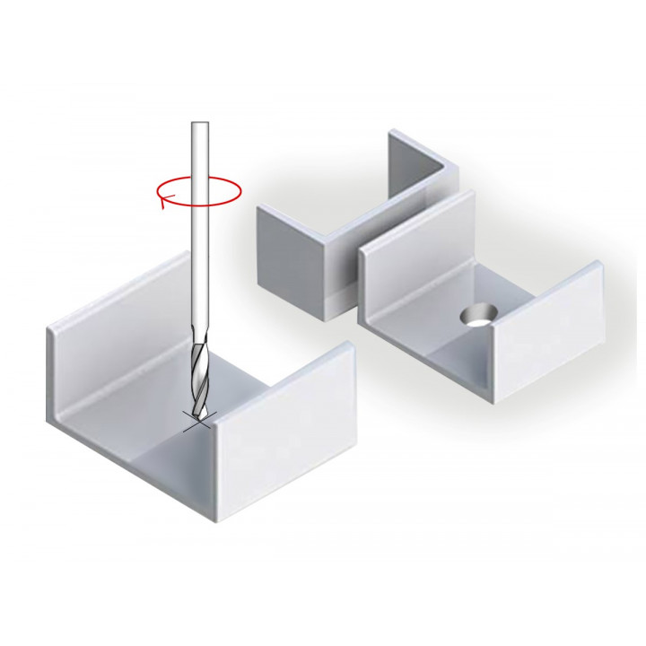 Himalayan salt brick fixing bracket adapter